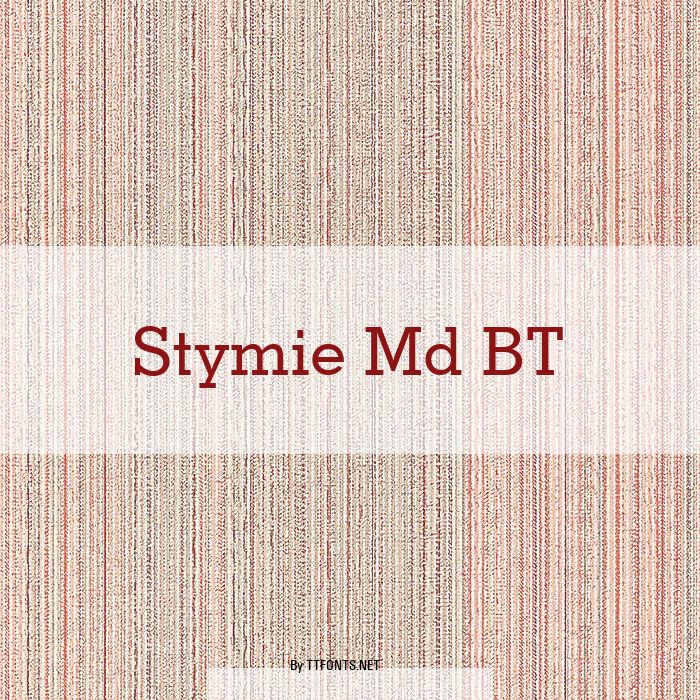 Stymie Md BT example